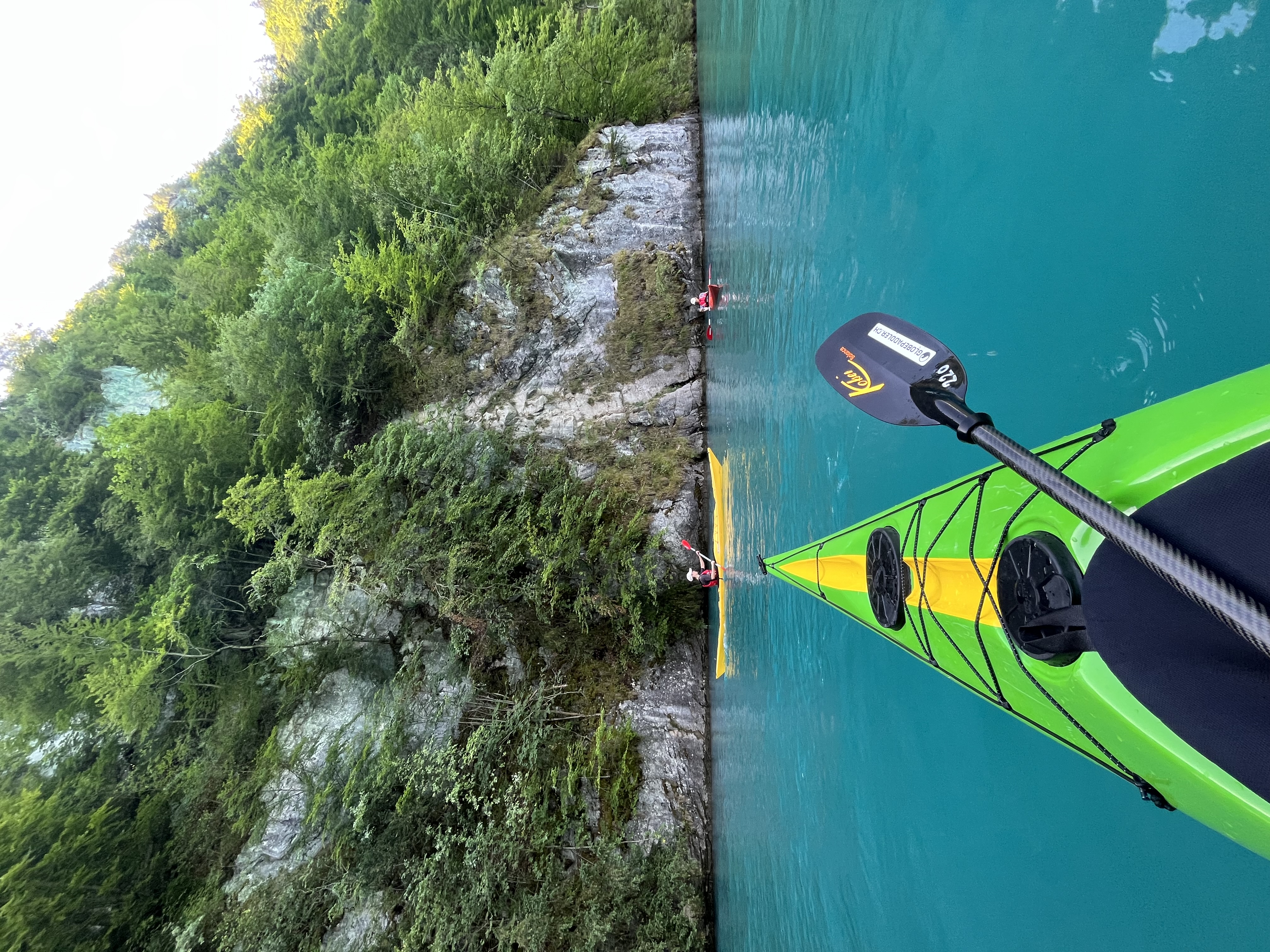 Private kayak tour Lake Brienz